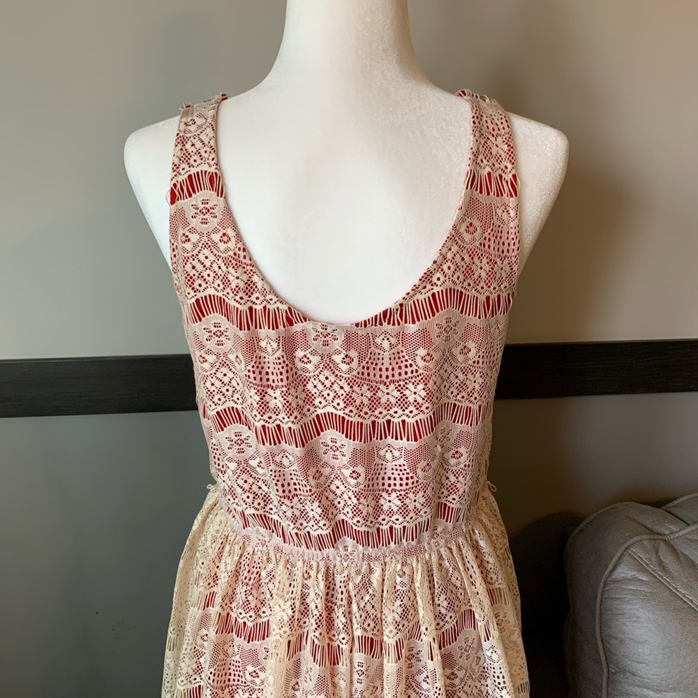 MAURICES crochet lace fit flare elastic waist - Picture 8 of 12